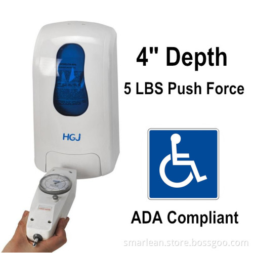 1000ml wall mounted bathroom soap dispenser